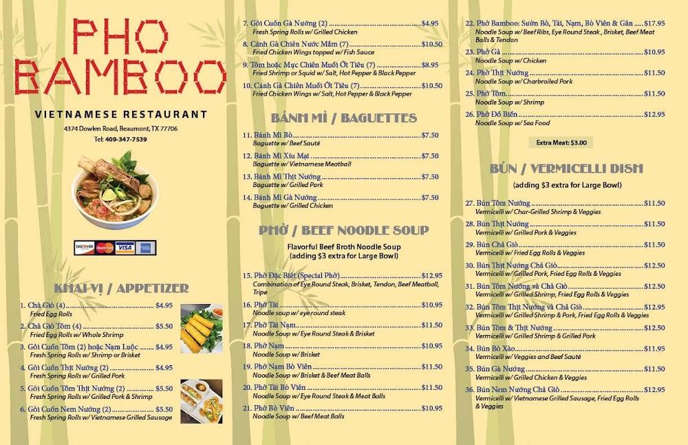 Pho BamBoo Bánh Mì Xíu Mại